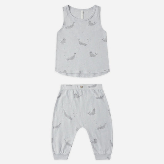 TANK + SLOUCH PANT SET || SEALS