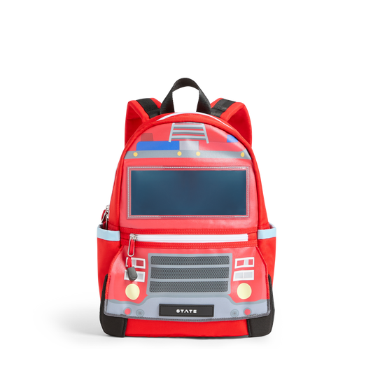 Kane Mini Backpack - Firetruck