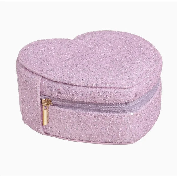 ENCHANTED HEART GLITTER JEWELRY BOX