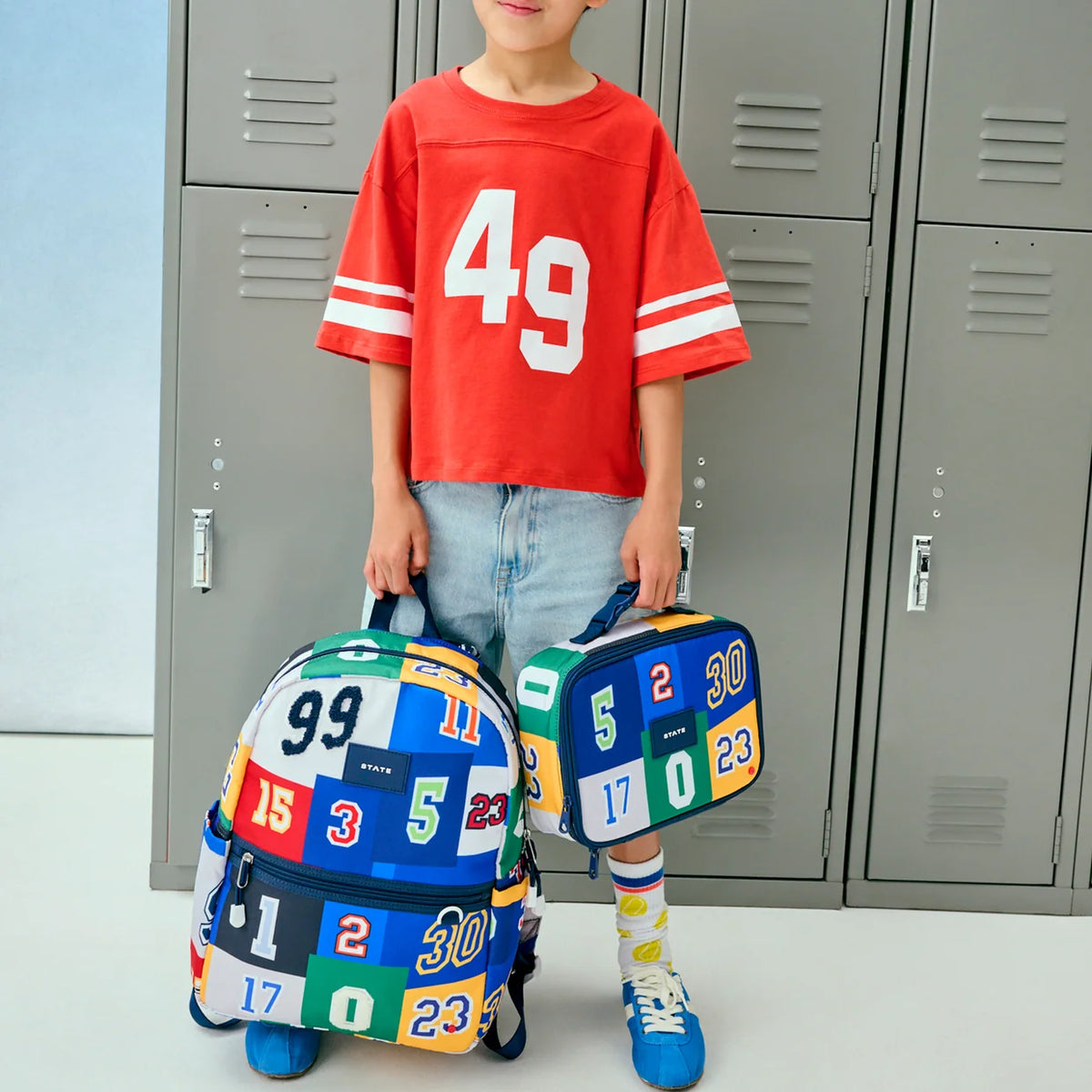 KANE DOUBLE POCKET BACKPACK || VARSITY