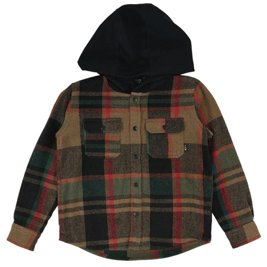 "WOODSMAN" UNISEX HOODED FLANNEL