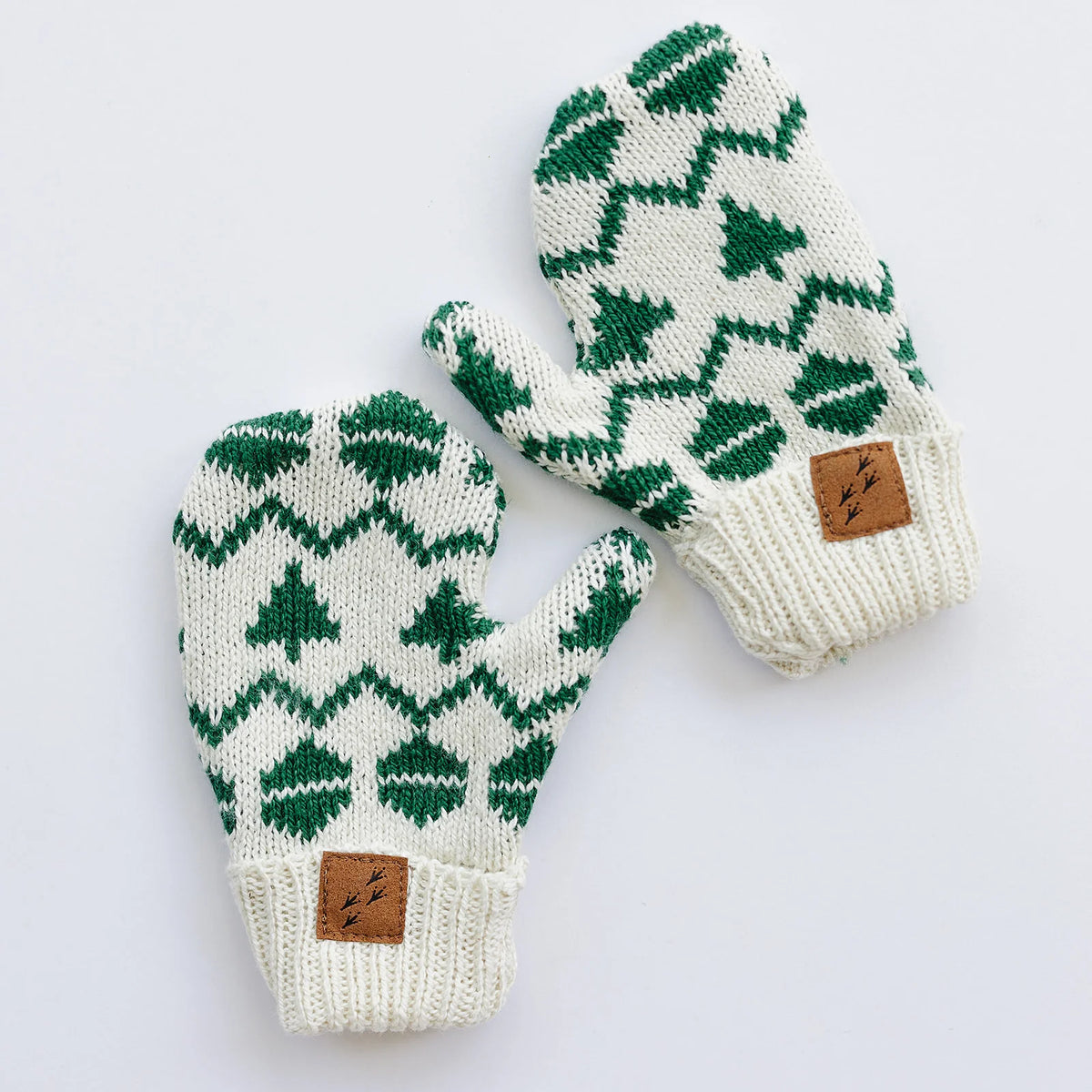 100% ORGANIC COTTON ECRU MITTENS