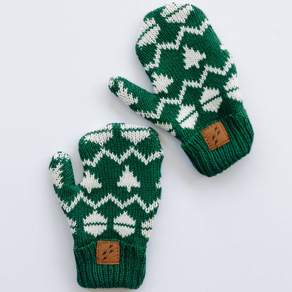 100% ORGANIC COTTON SPRUCE MITTENS