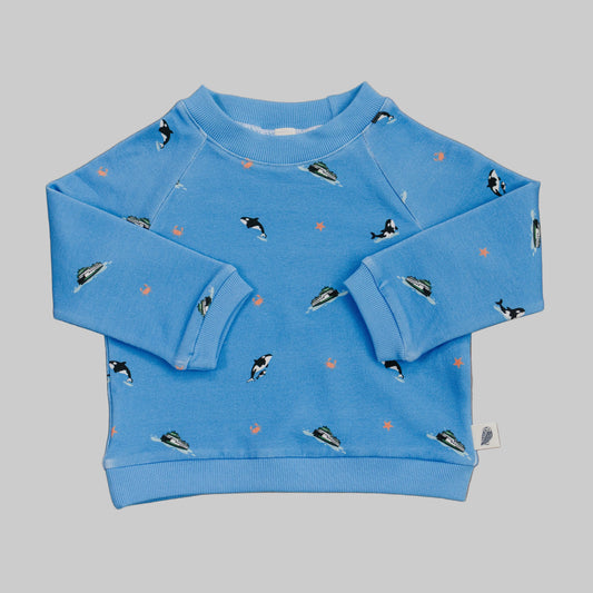 RAGLAN SWEATSHIRT || FERRIES + ORCAS