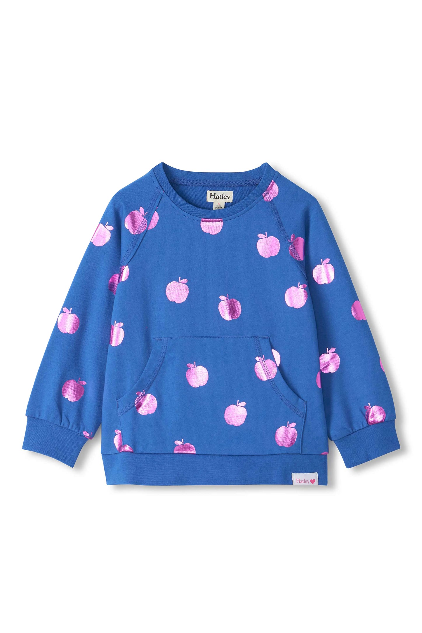 FOIL APPLES RAW EDGE PULLOVER
