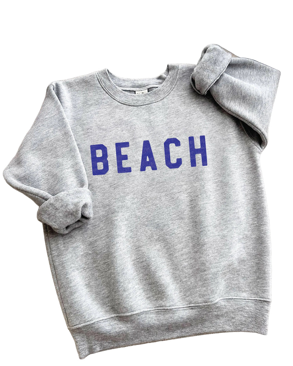 BEACH UNISEX SWEATSHIRT || ATHLETIC HEATHER