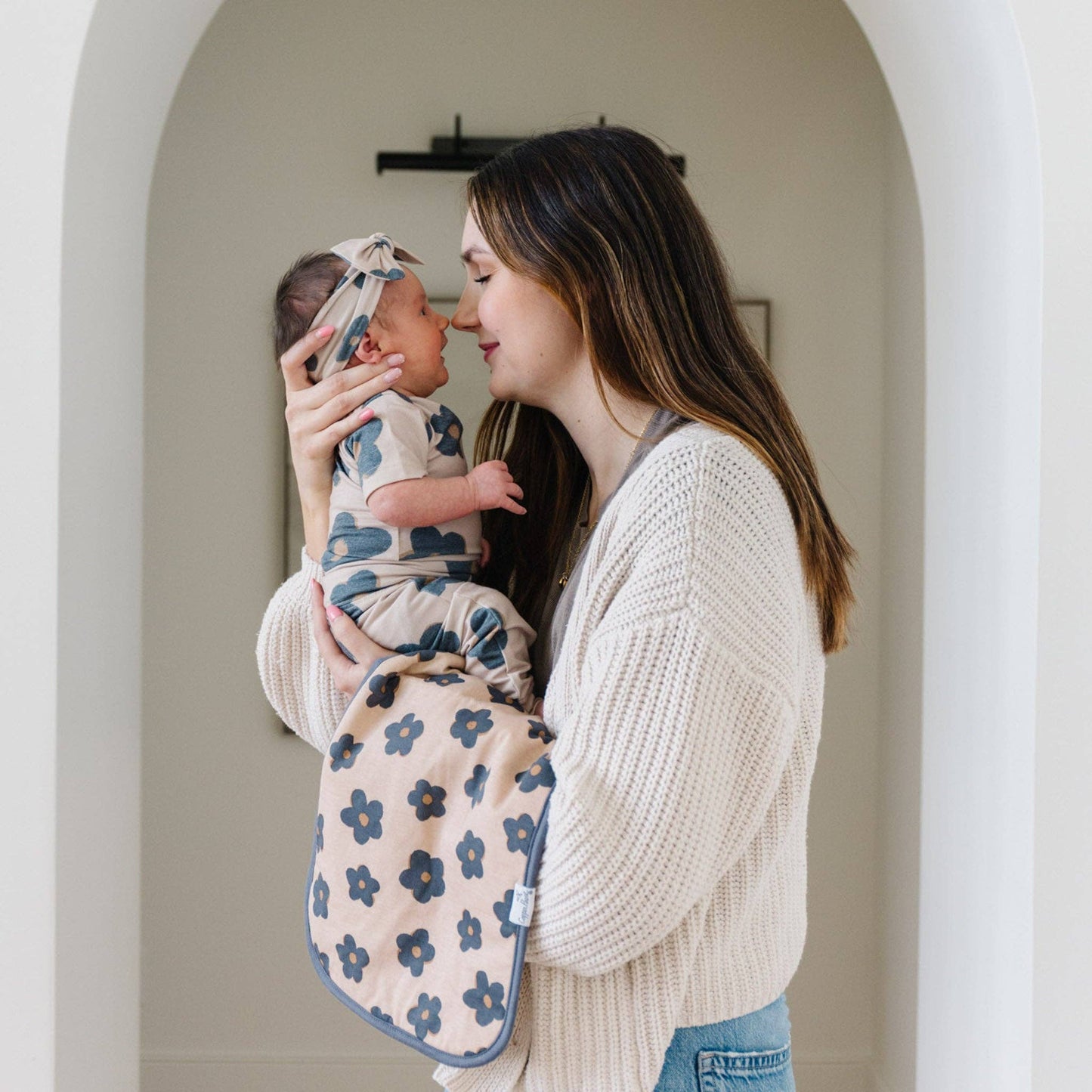 3 PACK PREMIUM BURP CLOTHS || GEMMA IN TAN