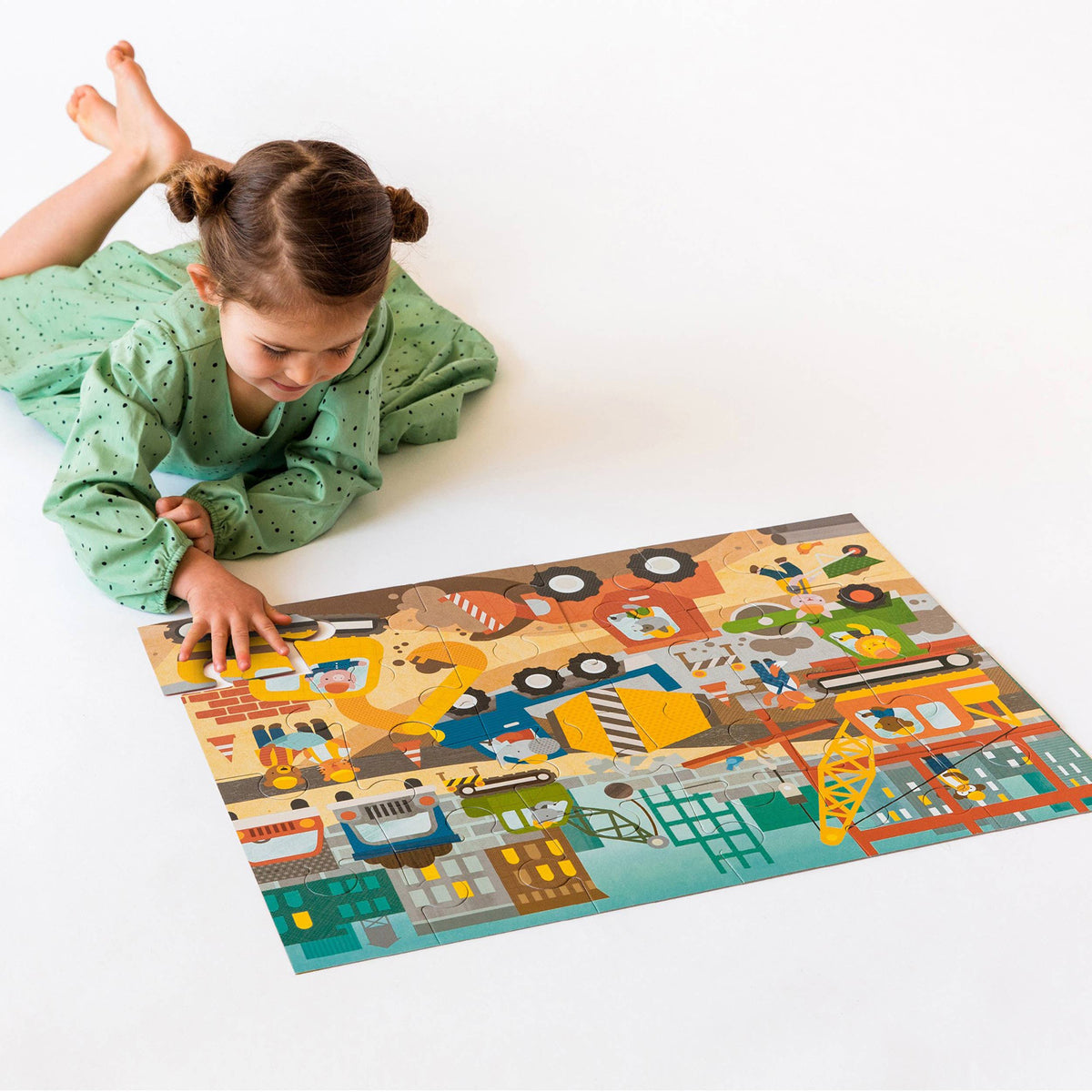 24-PIECE FLOOR PUZZLE || CONSTRUCTION SITE