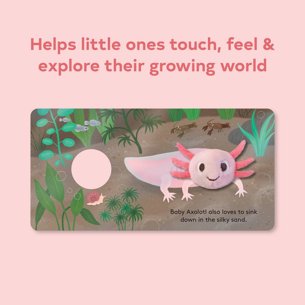 FINGER PUTTET BOOK || BABY AXOLOTL