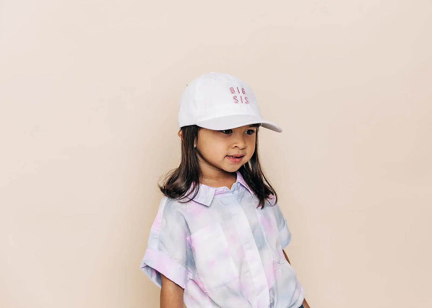 BIB SIS BASEBALL HAT || LIGHT PINK