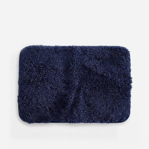 Spa Cotton Bath Rug: Baritone Blue / One Size
