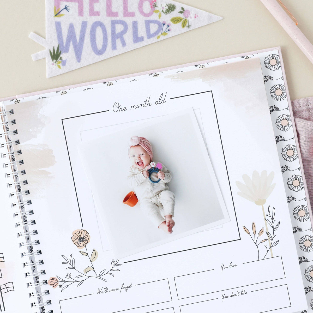 LUXRY BABY BOOK || WILDFLOWER