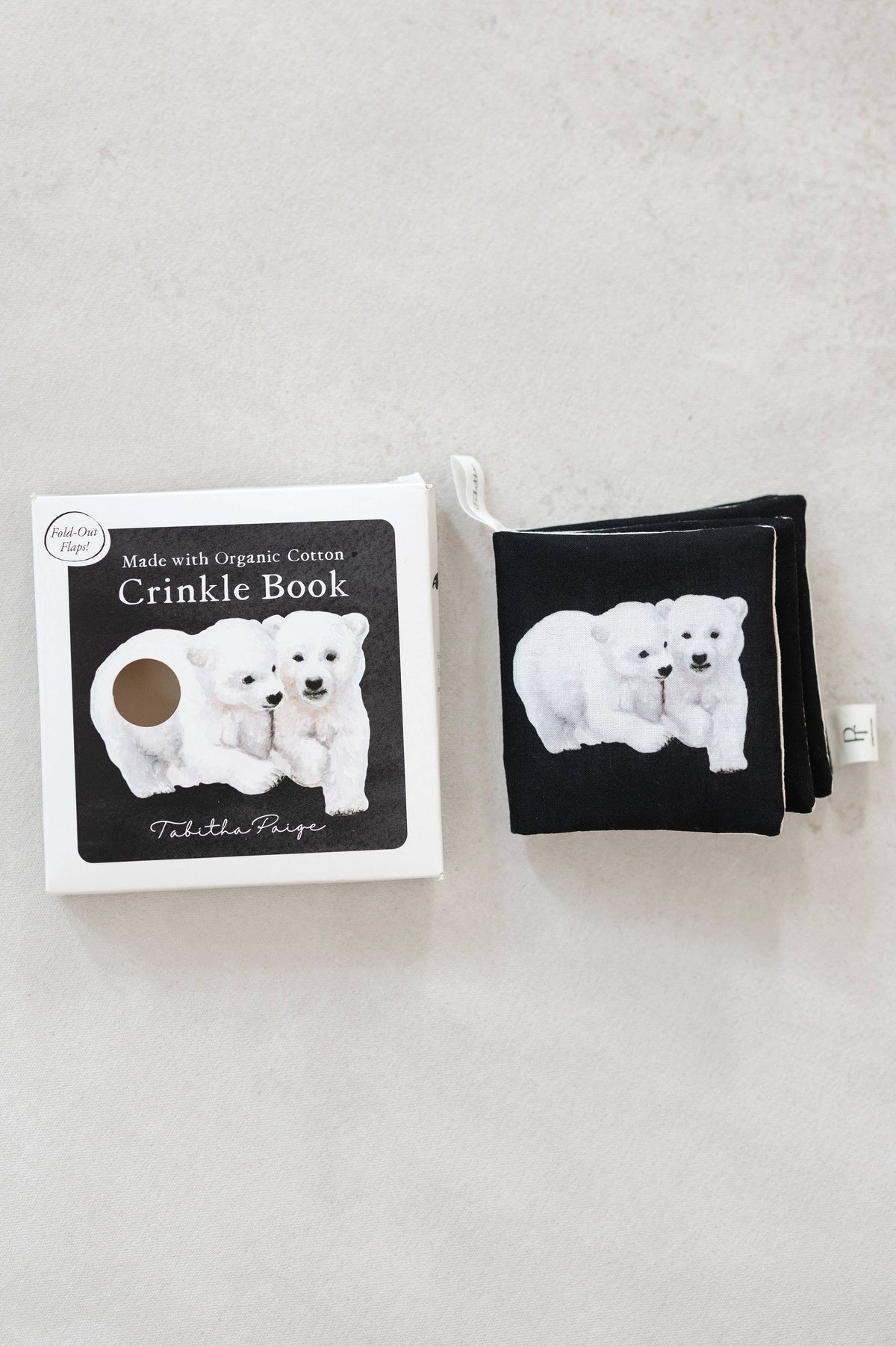 ORGANIC TUMMY TIME CRINKLE BOOK
