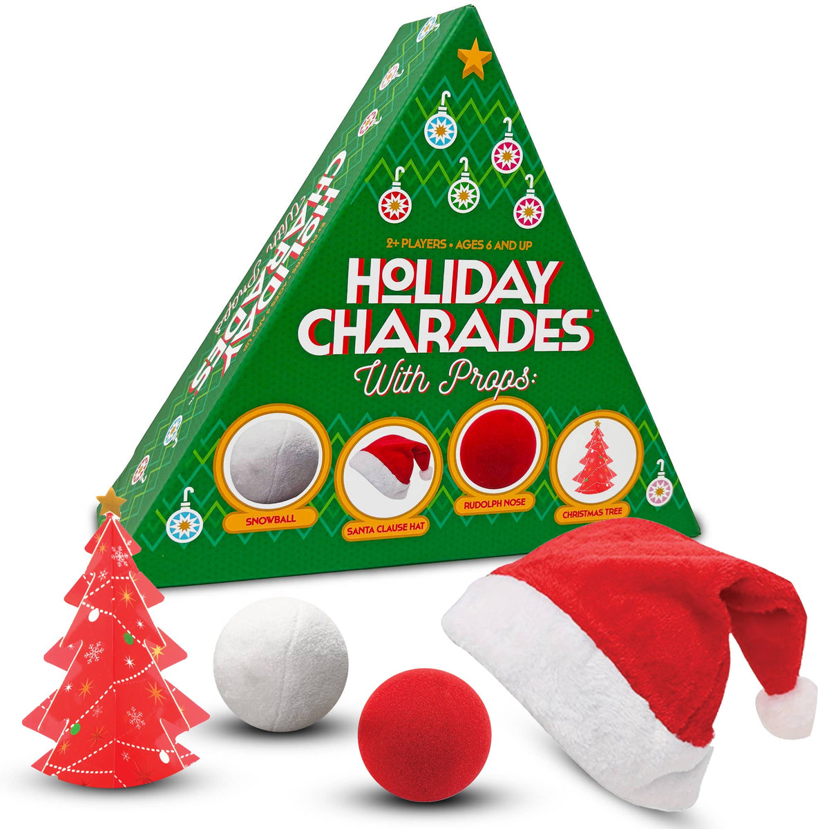 Holiday Charades Christmas Party Game with Props