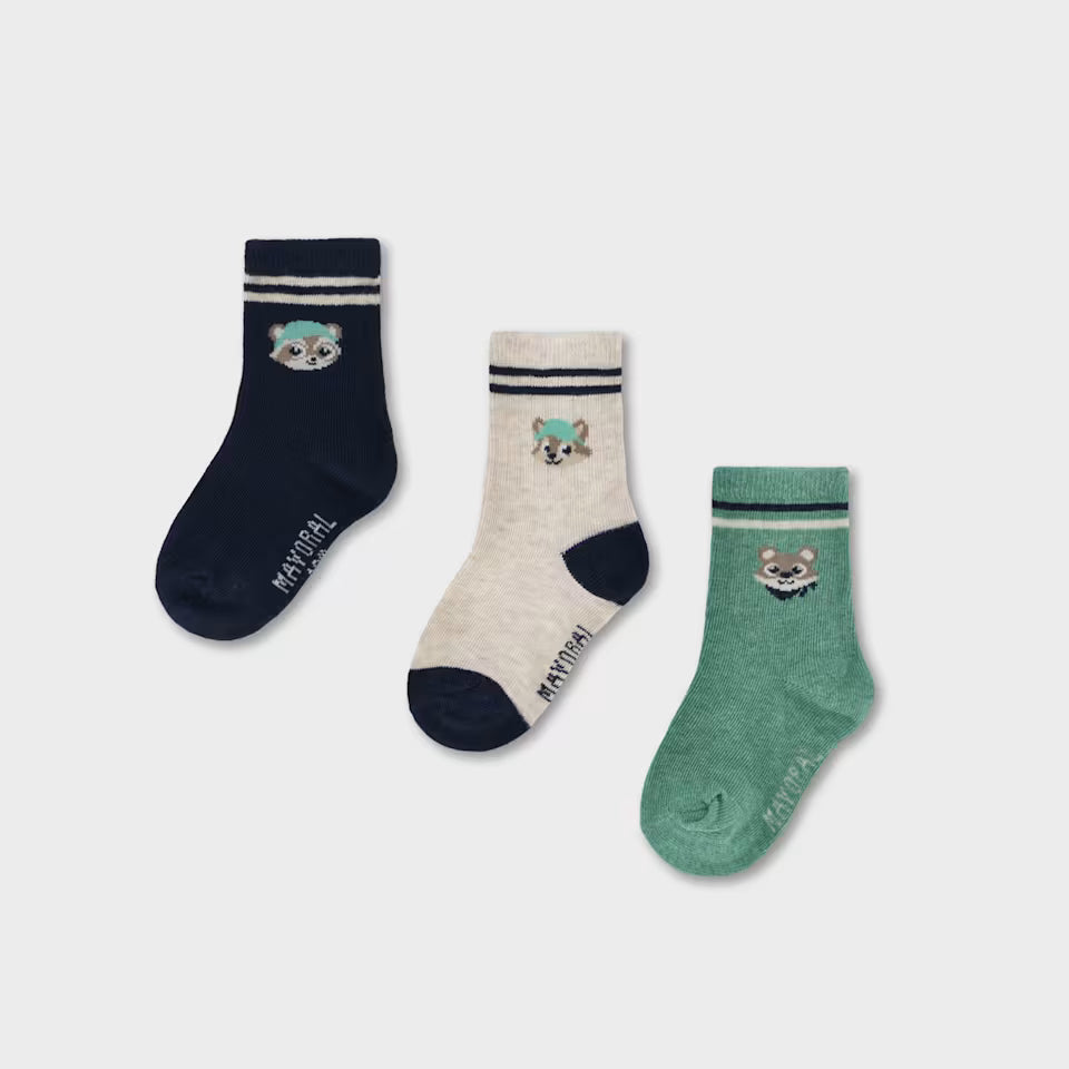 3-PACK STIPED SOCKS