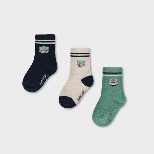 3-PACK STRIPED SOCKS