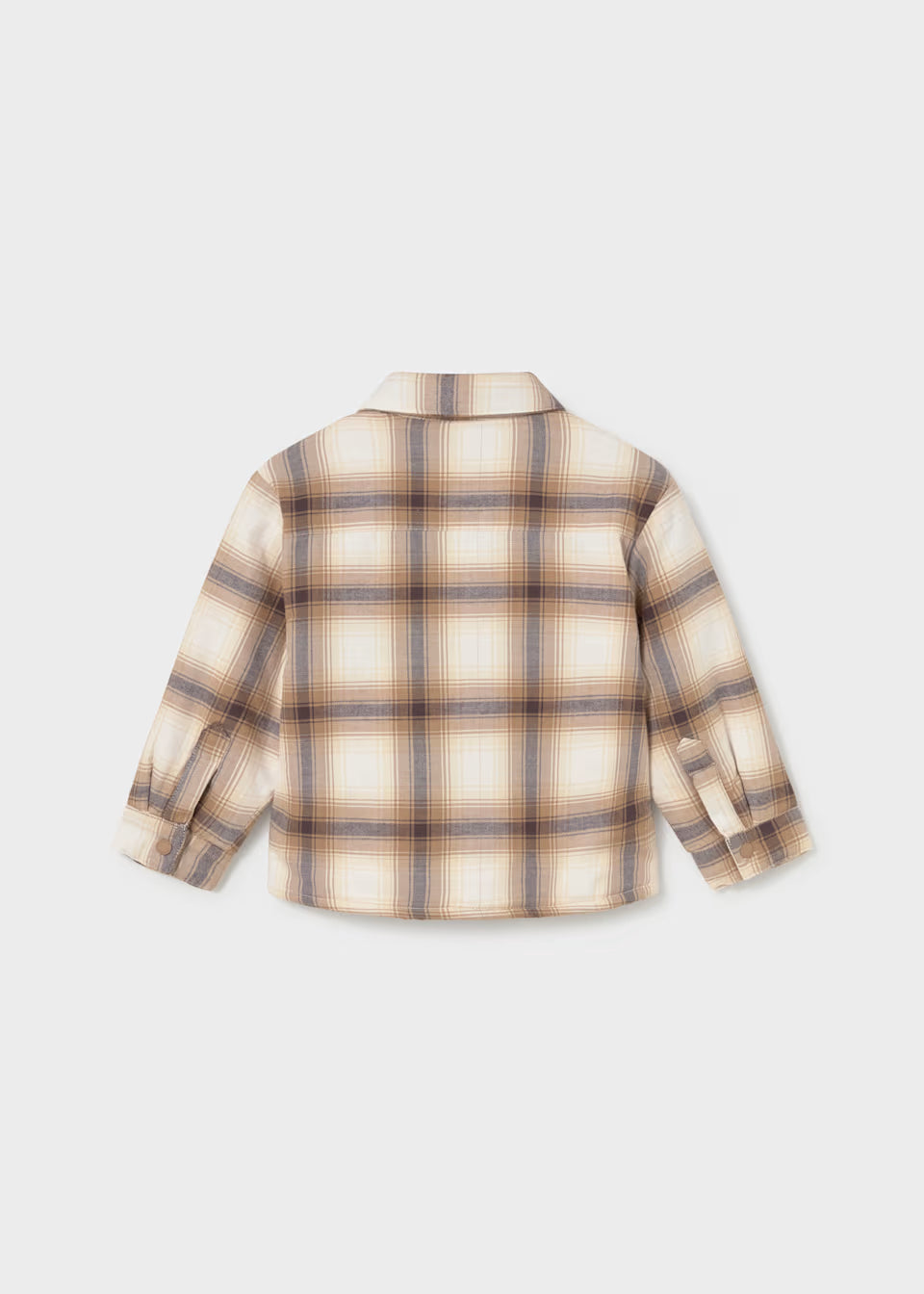 PLAID OVERSHIRT || BISCUIT
