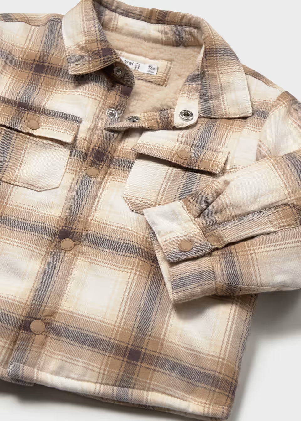 PLAID OVERSHIRT || BISCUIT