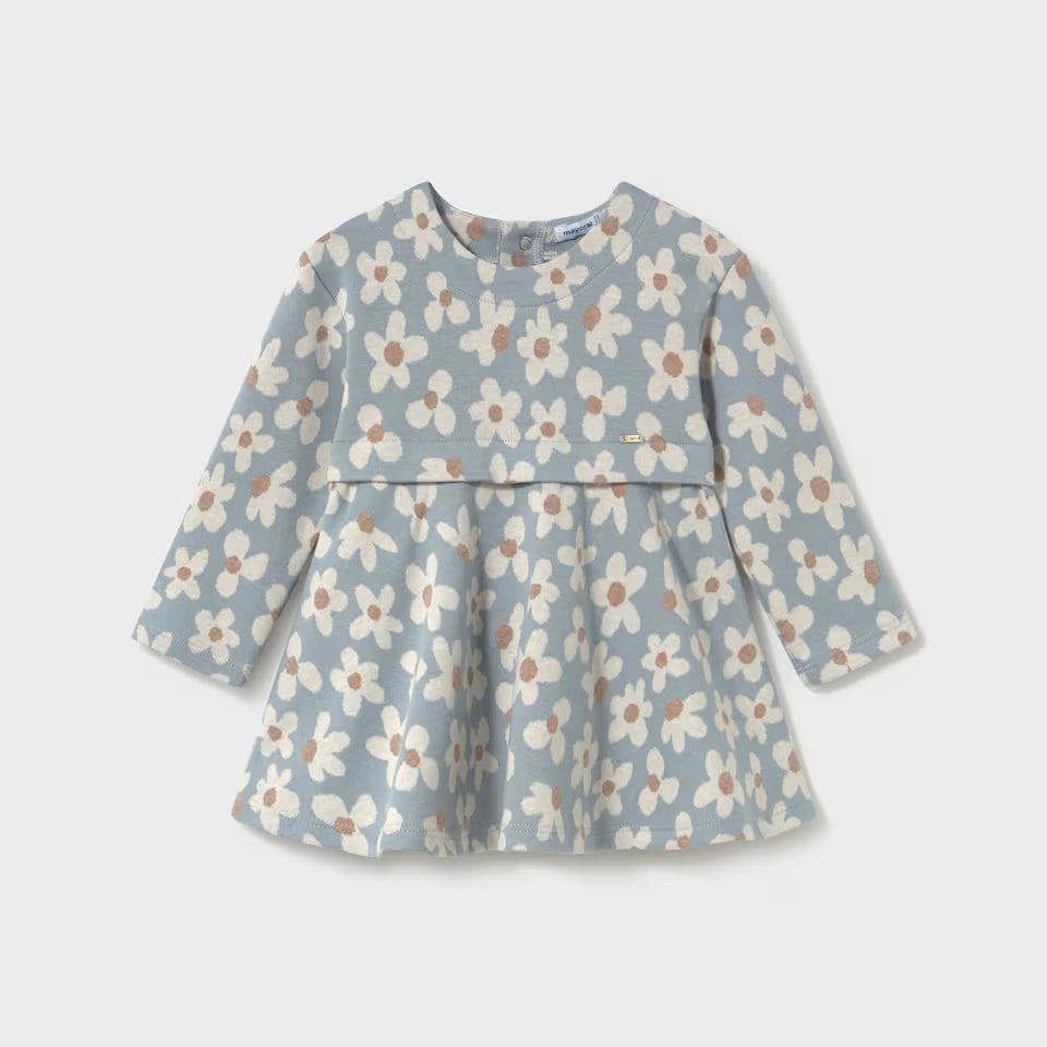 PRINTED JACQUARD DRESS