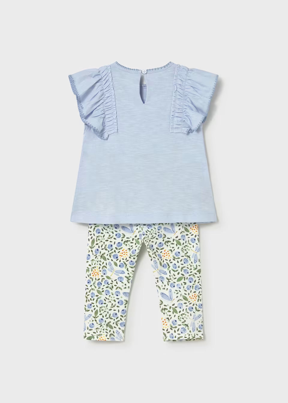 PRINTED LEGGINGS & SHIRT SET || SKY