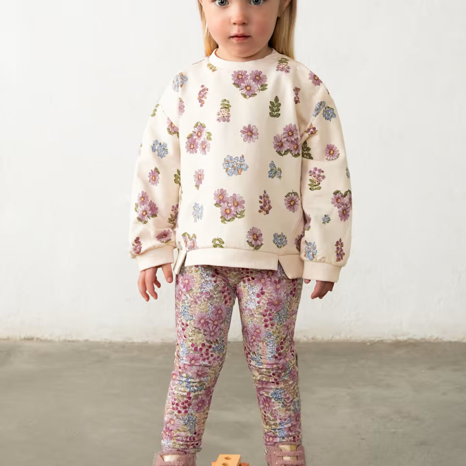 PRINTED LEGGINGS || MAUVE