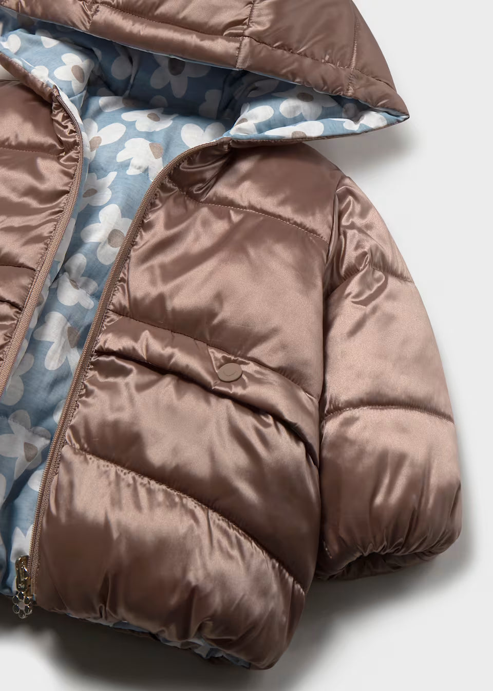 GIRL REVERSIBLE PUFFER JACKET