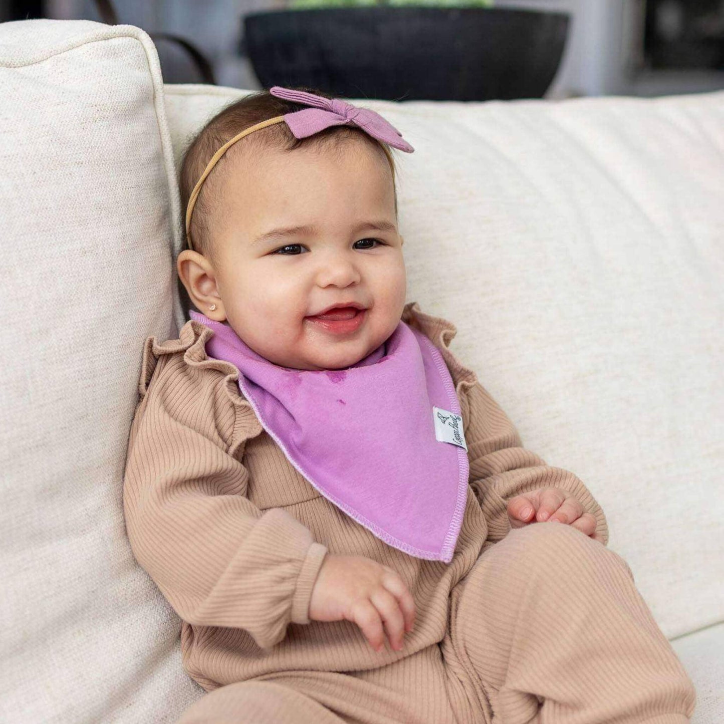 4 PACK BABY BANDANA BIBS || FLORA