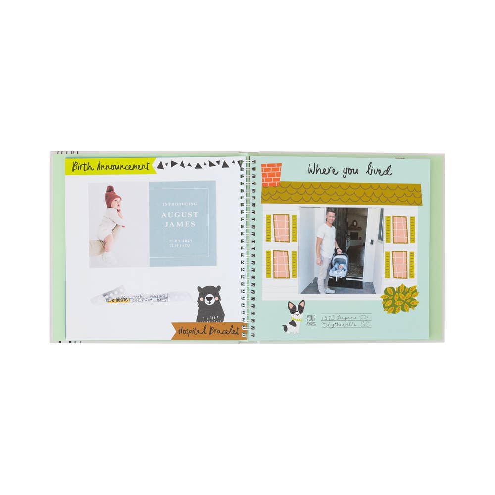 FIRST YEAR BABY BOOK || LITTLE CAMPER