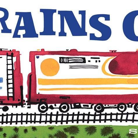 TRAINS GO BOARD BOOK