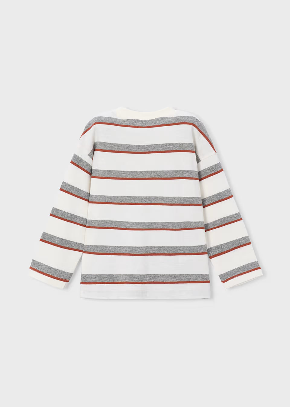 LONG SLEEVE STRIPED POCKET T-SHIRT