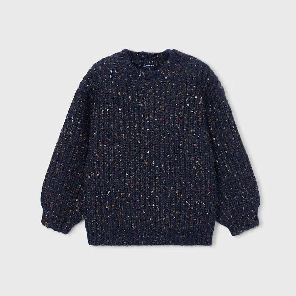 TWEED SWEATER || INK