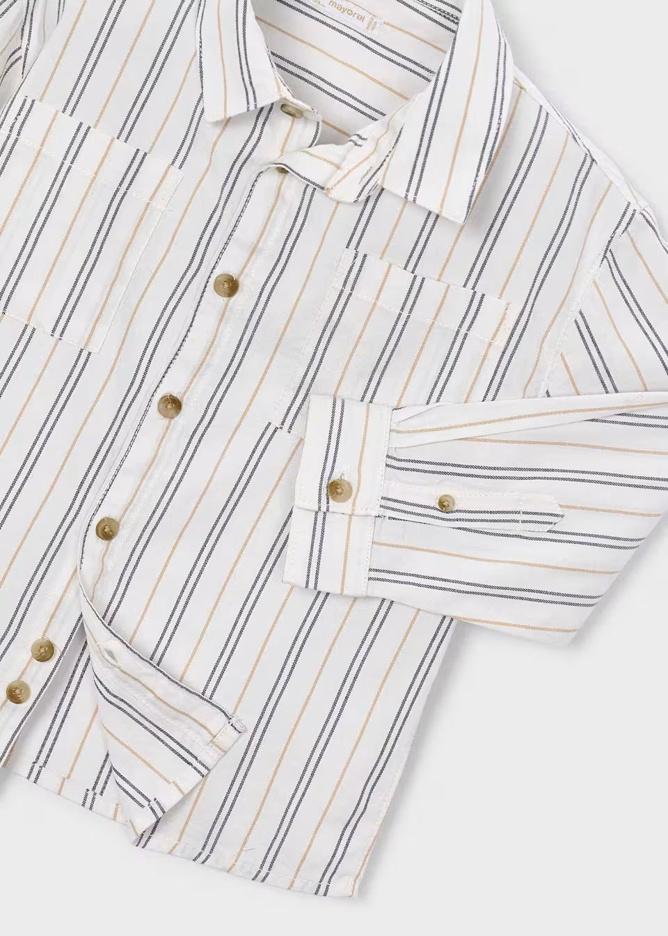 BOY WOVEN COTTON SHIRT|| INK