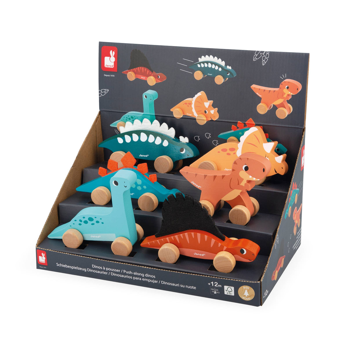 PUSH-ALONG DINOS