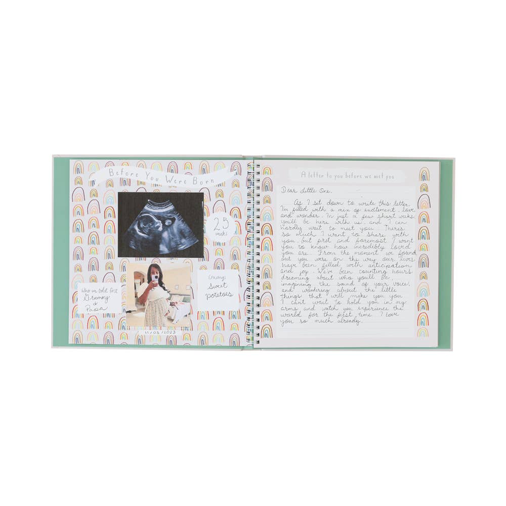 FIRST YEAR BABY BOOK || LITTLE RAINBOW
