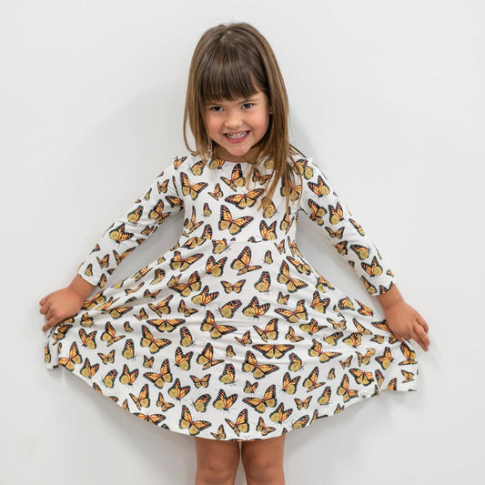THE GREAT MIGRATION SWIRLY GIRL DRESS