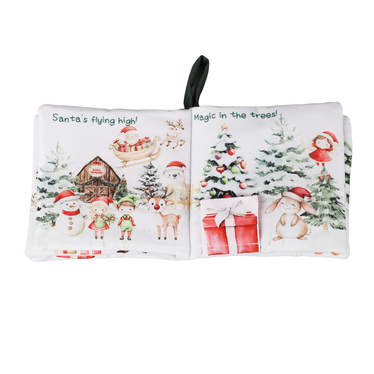 CRINKLE CLOTH BOOK || CHRISTMAS FRIENDS