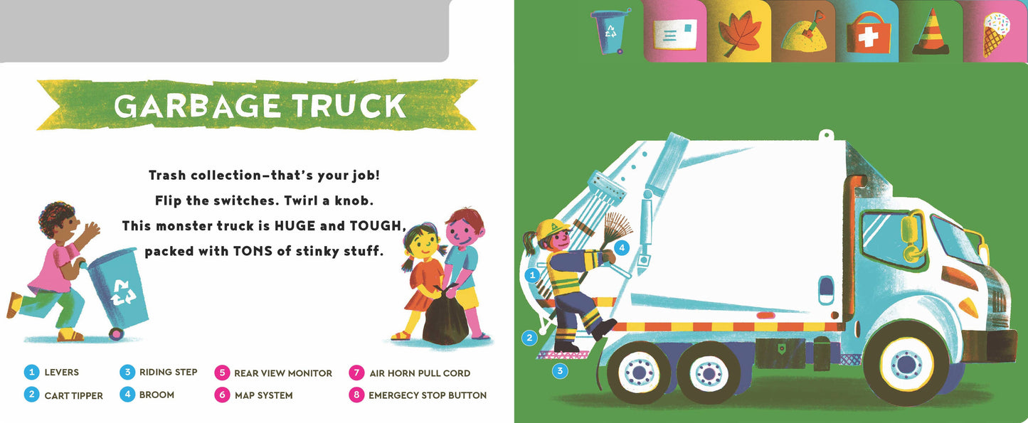 TOUCH A TRUCK DAY BOARD BOOK
