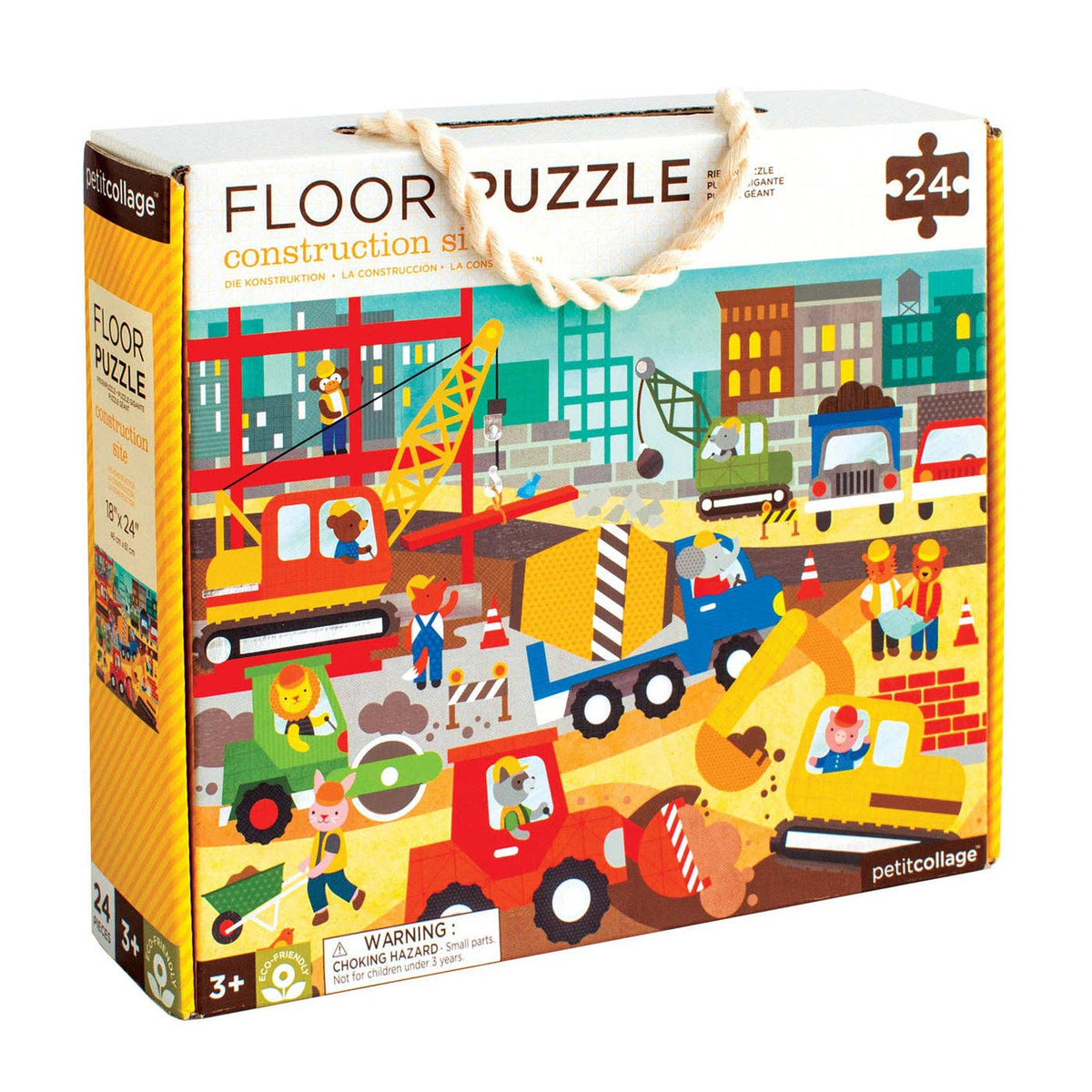 24-PIECE FLOOR PUZZLE || CONSTRUCTION SITE