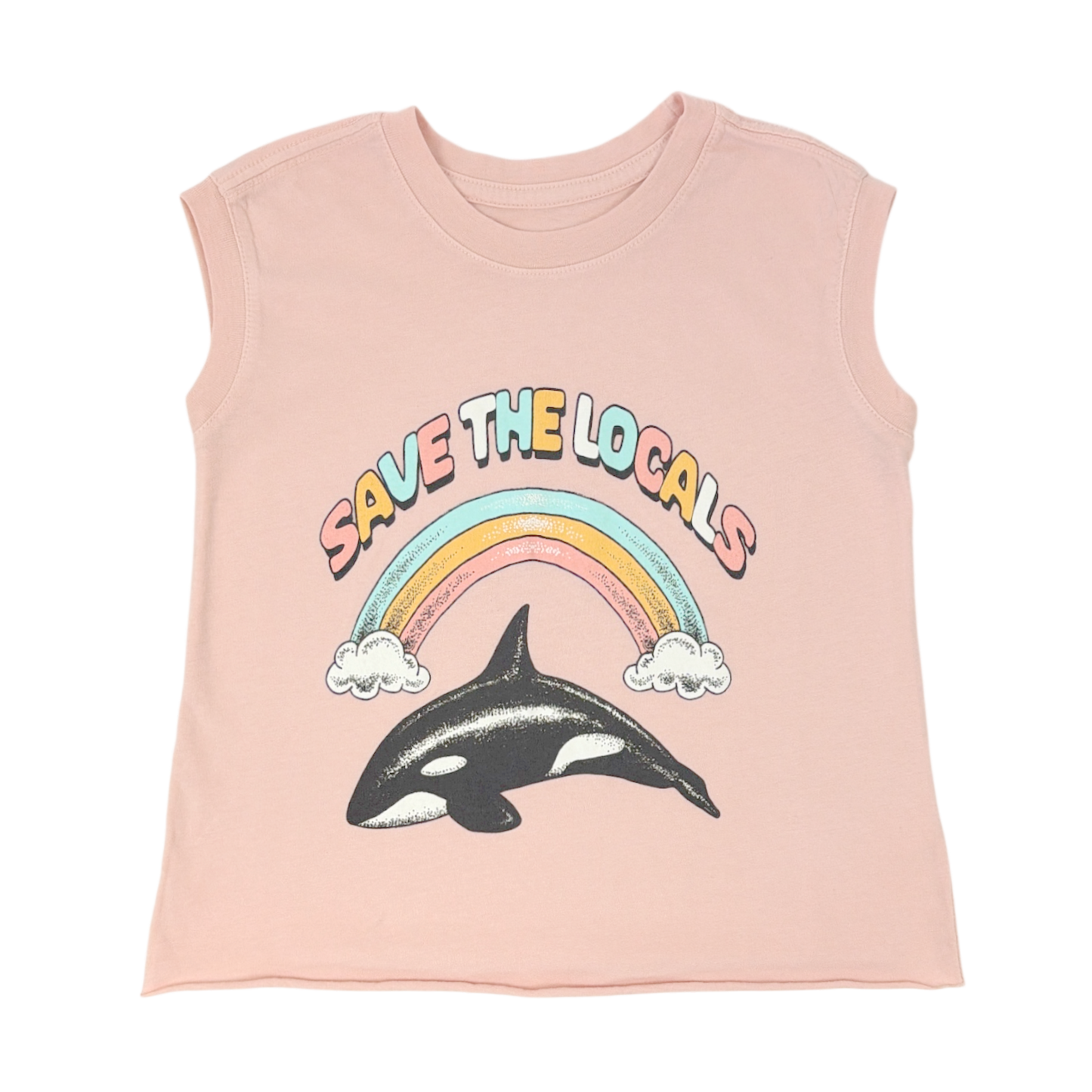 SAVE THE LOCALS MUSCLE TEE