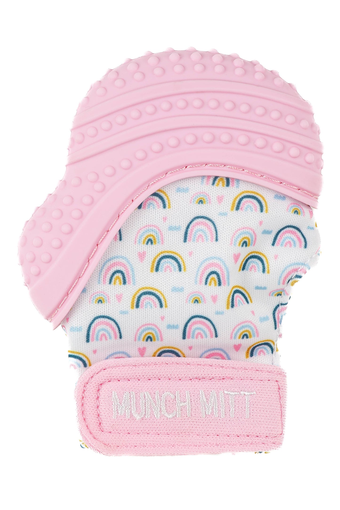 MUNCHI MITT|| PASTEL PINK HEARTS