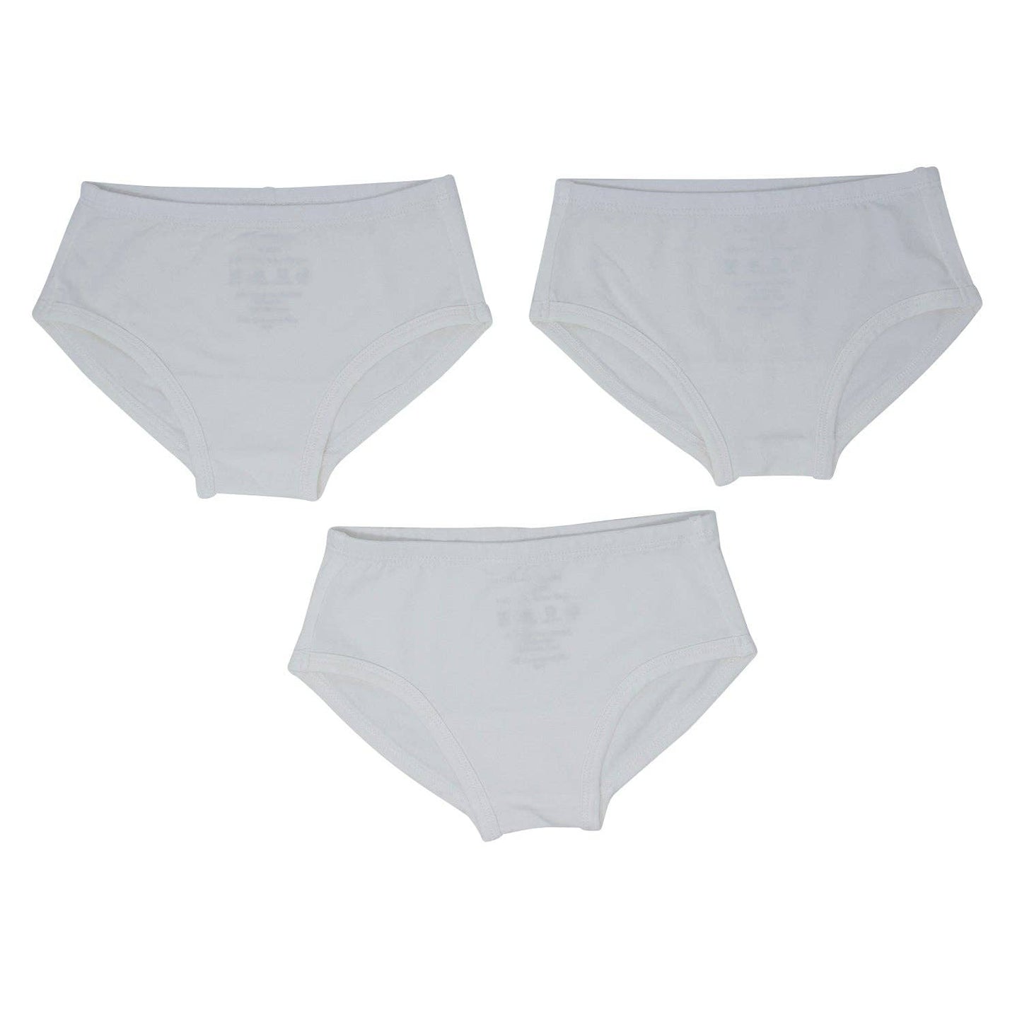 GIRL'S UNDERWEAR 3-PACK || WHITE