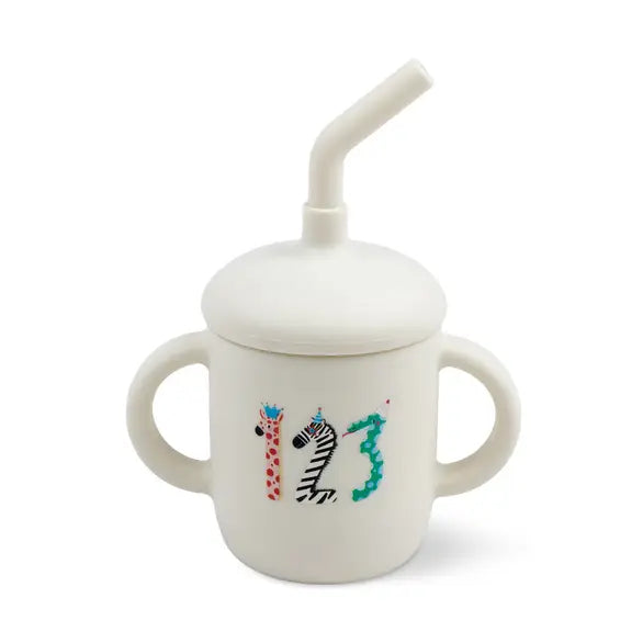 Fresh & Messy Silicone Sippy Cup ABC123