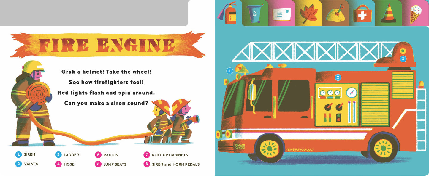 TOUCH A TRUCK DAY BOARD BOOK
