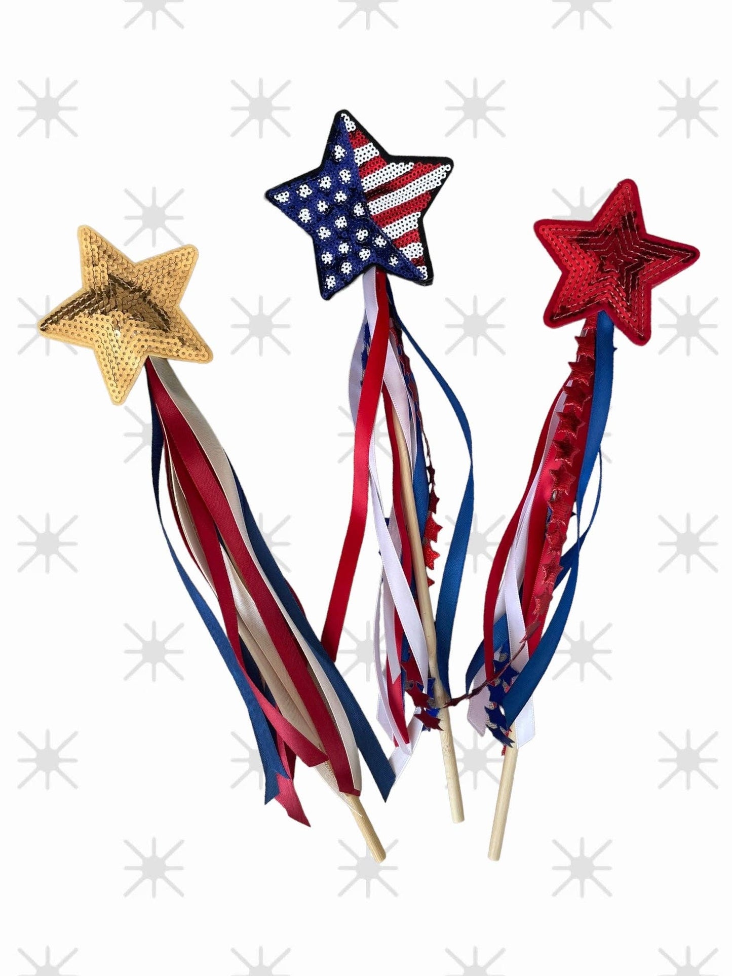 RIBBON WAND || AMERICAN FLAG