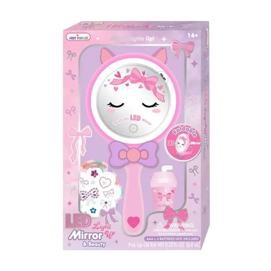 FOLDABLE LED LIGHT UP MIRROR & BEAUTY || BOWTIFUL