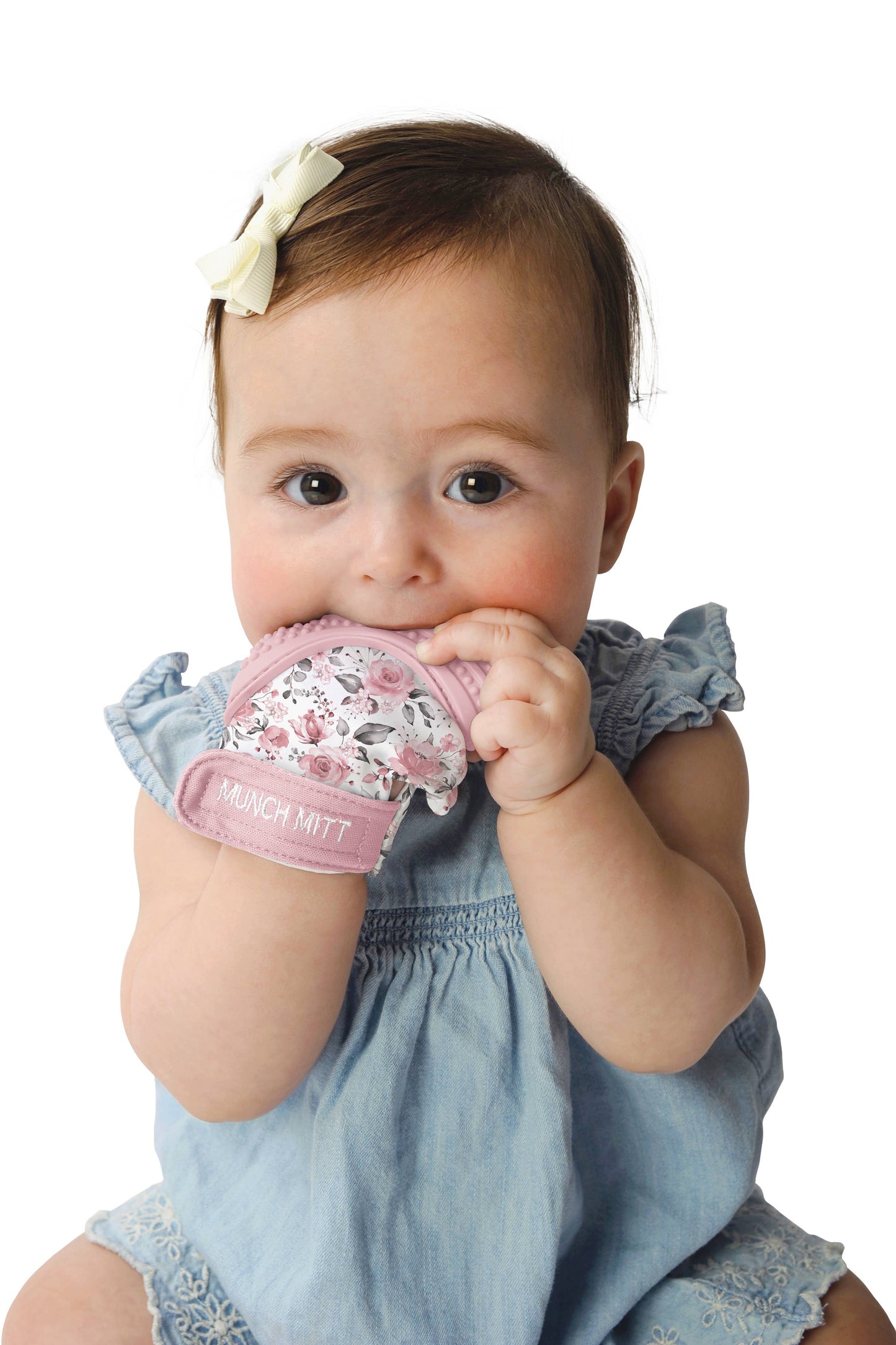 MUNCHI MITT|| PASTEL PINK HEARTS