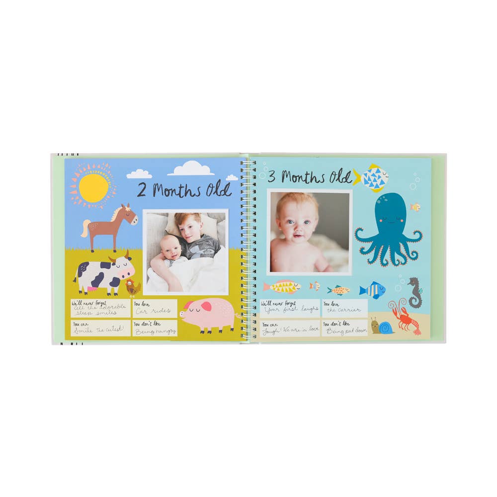 FIRST YEAR BABY BOOK || LITTLE ANIMAL LOVER