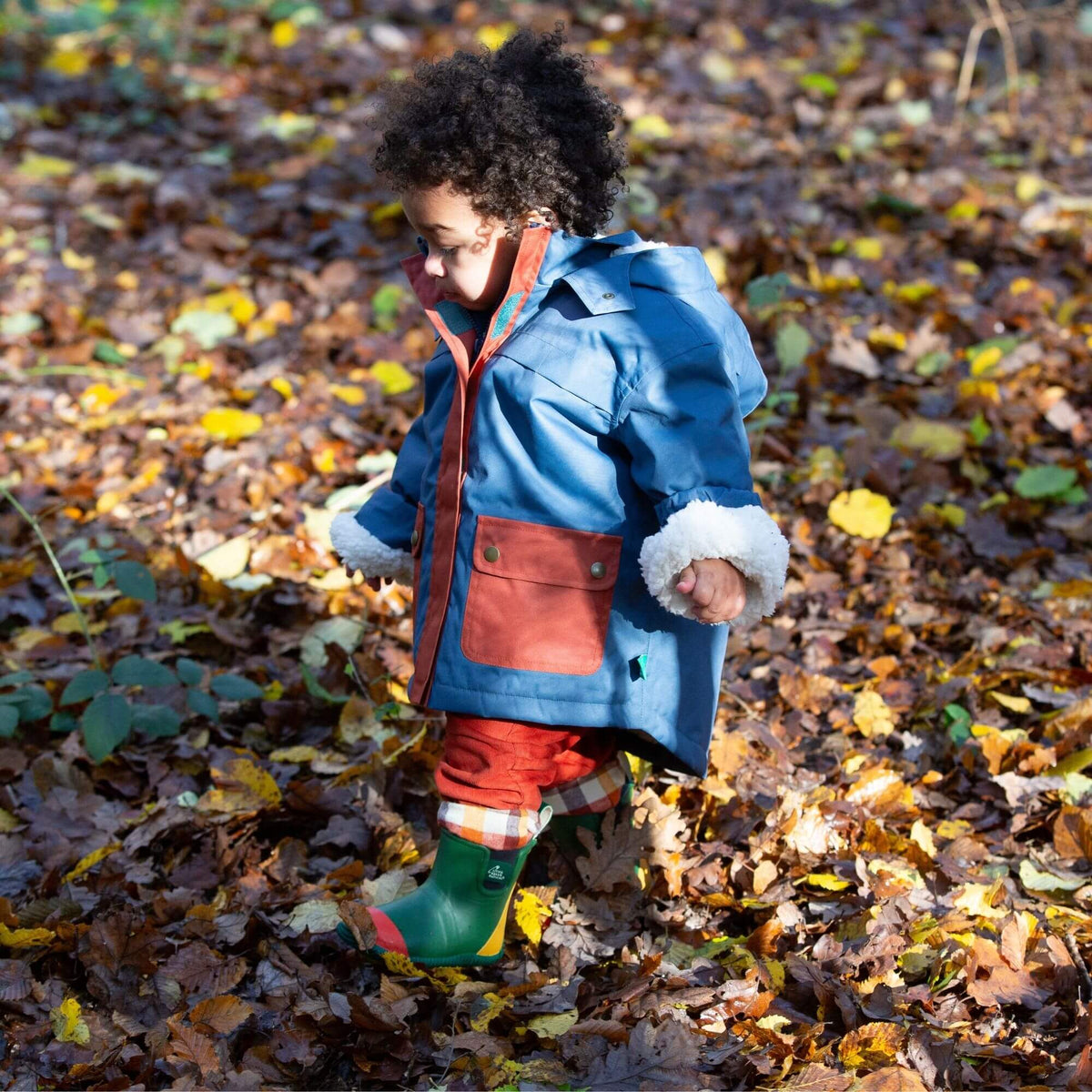 MOONLIGHT BLUE RECYCLED WATERPROOF WINTER COAT