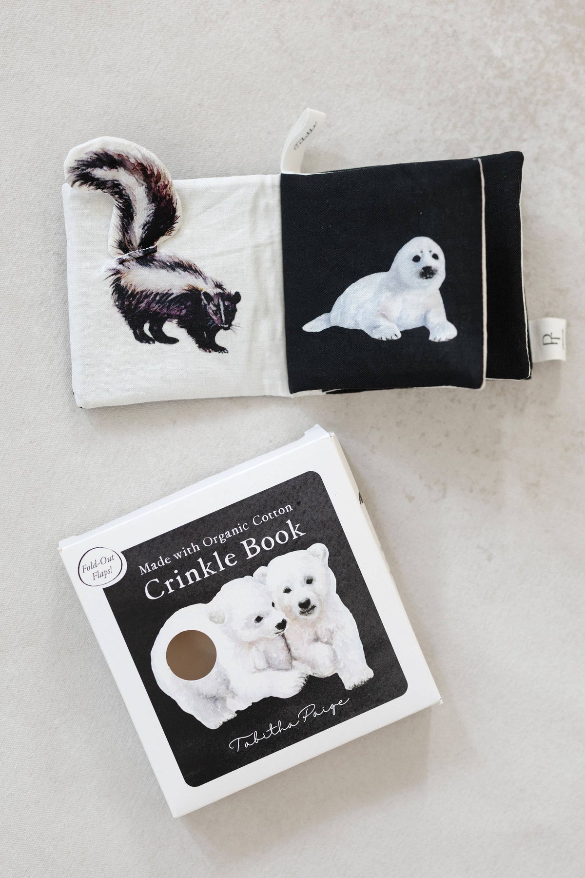 ORGANIC TUMMY TIME CRINKLE BOOK