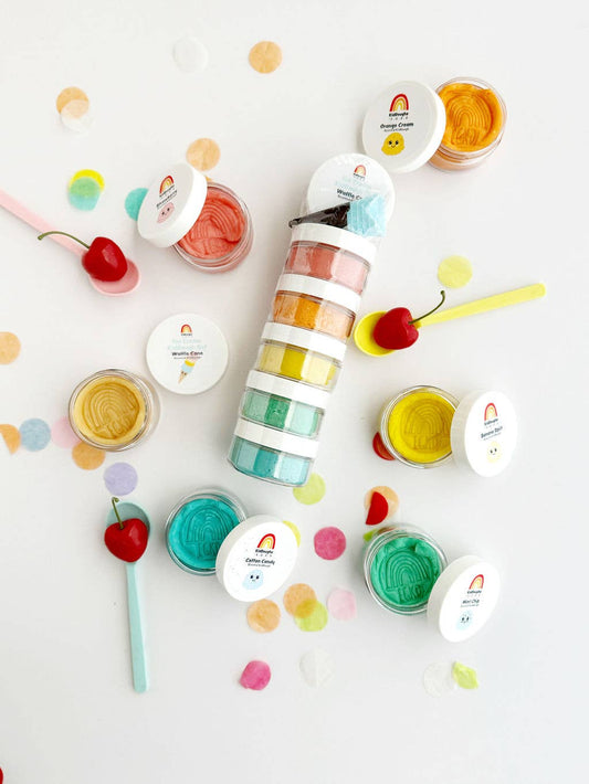 ICE CREAM MINI KID DOUGH || RAINBOW SET